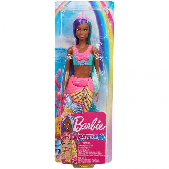 Barbie Dreamtopia™ Mermaid Doll, 12-inch, Teal and Purple Hair ● Sales